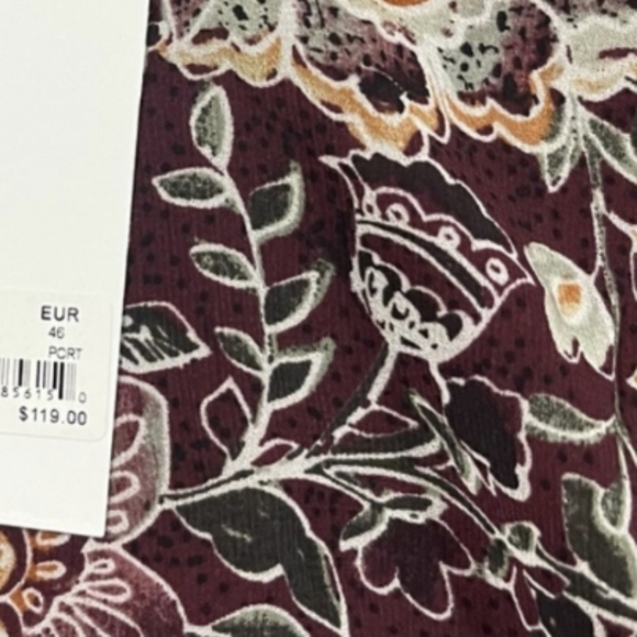 Bb Dakota smock off shoulder criss cross sleeveless dress in purple floral print - Picture 13 of 16